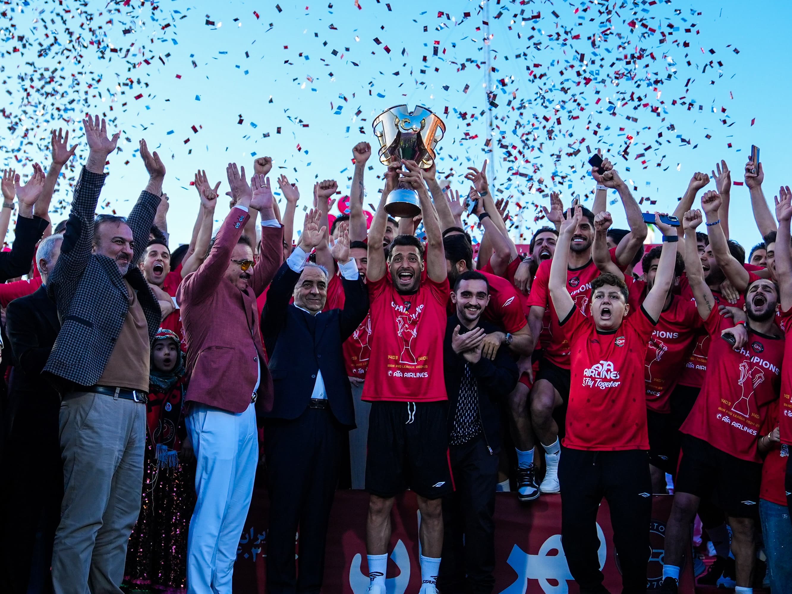 The grand celebration of Tractor’s championship was held at Yadegar Imam Stadium in Tabriz